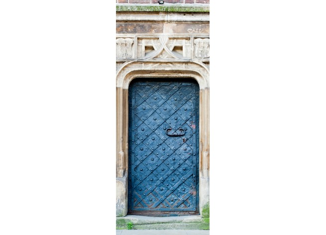 Наклейка на дверь Дверь средневековой ратуши в Кракове, Польша